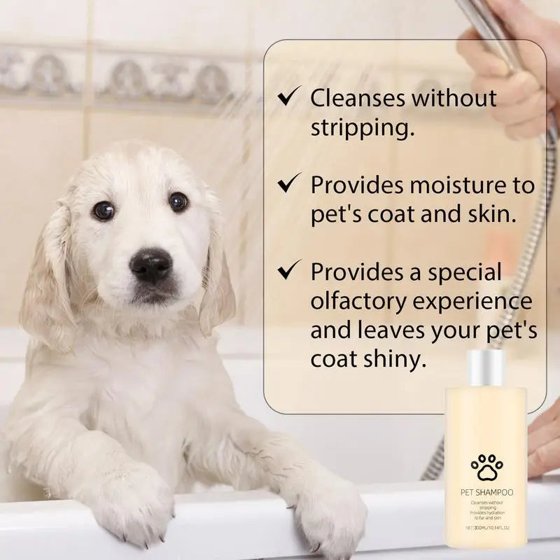 Organic Dog Shampoo Dog Shampoo for Smelly Dogs Itchy Skin Relief 100Ml Gentle Pet Grooming Dog Body Wash Deep Cleansing Puppy