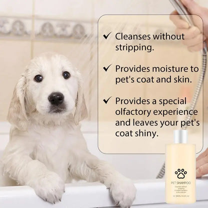 Organic Dog Shampoo Dog Shampoo for Smelly Dogs Itchy Skin Relief 100Ml Gentle Pet Grooming Dog Body Wash Deep Cleansing Puppy