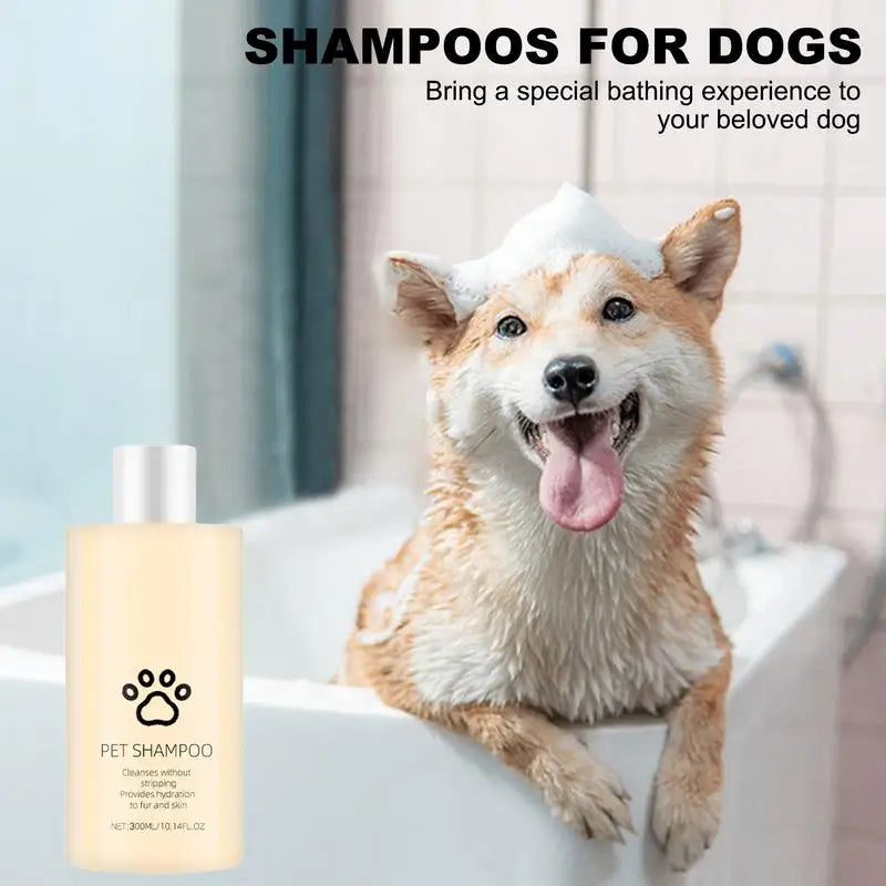 Organic Dog Shampoo Dog Shampoo for Smelly Dogs Itchy Skin Relief 100Ml Gentle Pet Grooming Dog Body Wash Deep Cleansing Puppy