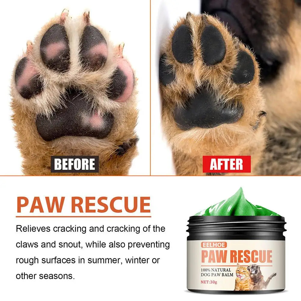 30G Pet Moisturizing Claw Care Cream for Cats and Dogs Nose Elbow Cream Wax Soothes Dry and Cracking Care Protection
