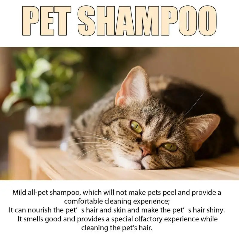 Organic Dog Shampoo Dog Shampoo for Smelly Dogs Itchy Skin Relief 100Ml Gentle Pet Grooming Dog Body Wash Deep Cleansing Puppy