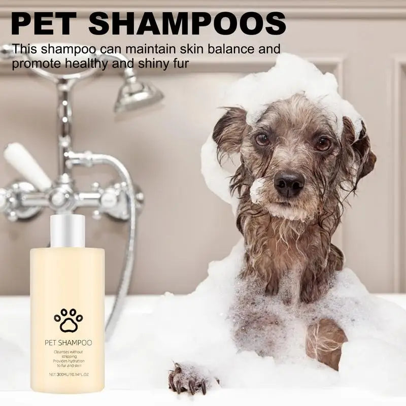 Organic Dog Shampoo Dog Shampoo for Smelly Dogs Itchy Skin Relief 100Ml Gentle Pet Grooming Dog Body Wash Deep Cleansing Puppy